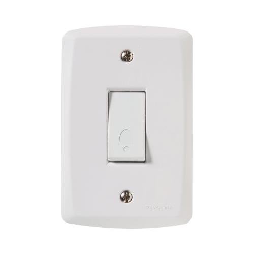 INTERRUPTOR 1 SEÇÃO CAMPAINHA = BRANCO LUX2 - TRAMONTINA