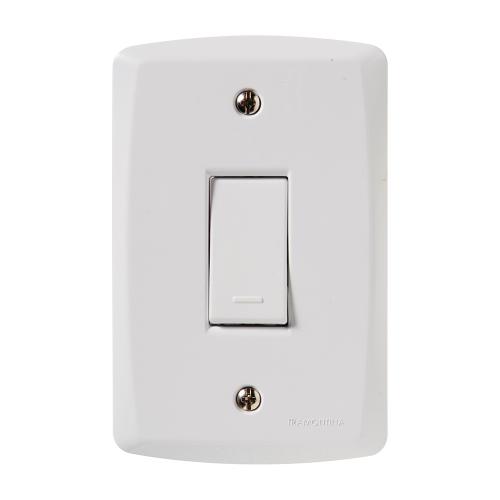 INTERRUPTOR 1 SEÇÃO SIMPLES = BRANCO LUX2 - TRAMONTINA