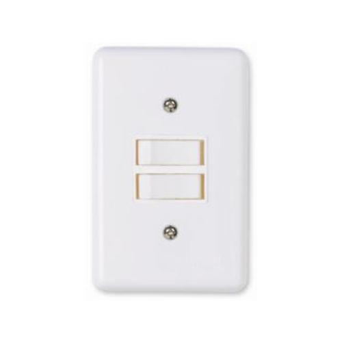 INTERRUPTOR 2 / SEÇÕES STYLUS 2018 = BRANCO - ILUMI