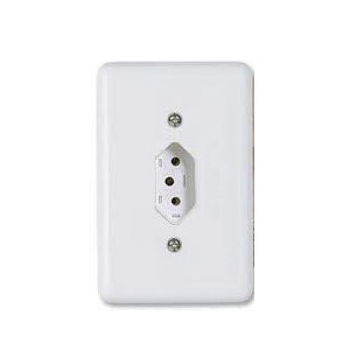 TOMADA STYLUS 10A - 20140 = BRANCO - ILUMI