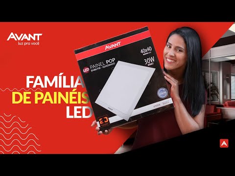 LUMINARIA LED QUADRADA EMBUTIR - 6500K - AVANT