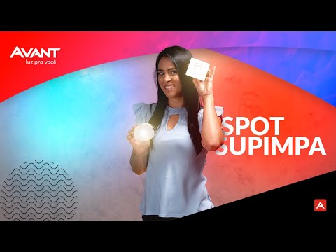 LUMINARIA SPOT LED QUADRADA - PRETA = 05W/ 3000K - AVANT