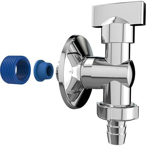 REGISTRO ESFERA MAQUINA DE LAVAR - CROMADO 1/4 VOLTA - 91528 - BLUKIT