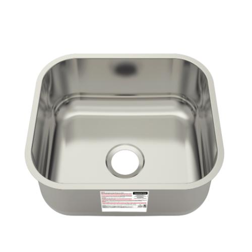 CUBA AÇO INOX POLIDO - Nº2 " 56 x 34 x 14,5cm - TRAMONTINA