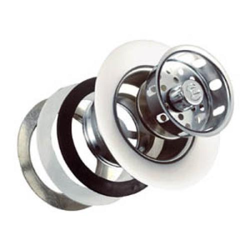 VÁLVULA PIA AMERICANA -3.1/2'' = CROMADO = CESTO - ABS - ESTEVES