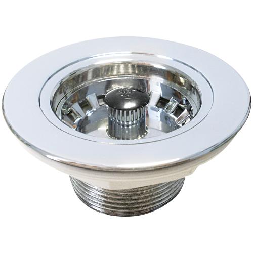 VÁLVULA PIA AMERICANA 3 1/2" ABS - CROMADA 5123 - HIDROPAL