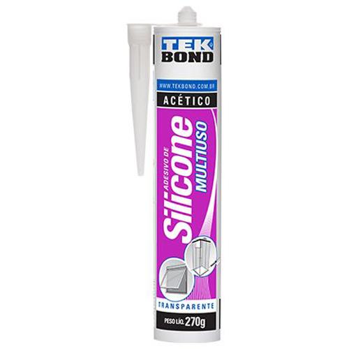 SILICONE MULTIUSO - TRANSPARENTE - 270gr TEKBOND
