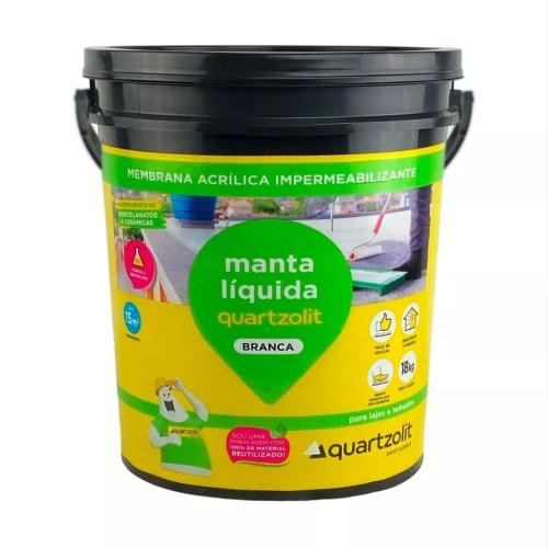 MANTA LÍQUIDA BRANCA BALDE - 18kg - QUARTZOLIT