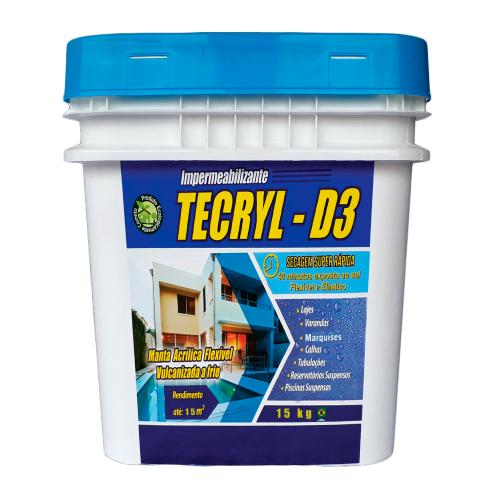 MANTA LIQUIDA TECRYL-D3 - CINZA 15kg - TECRYL