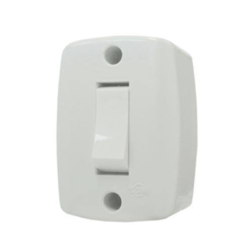 INTERRUPTOR 1 /SEÇÃO 16553 - SOBREPOR BRANCO - ILUMI