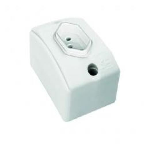 TOMADA SOBREPOR - BRANCA - 711 / 715 - PERLEX