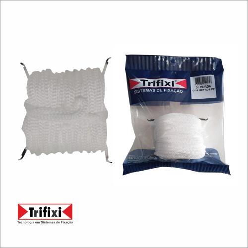 CORDA VARAL / PRUMO POLIPROPILENO - 04mm x 15m - TRIFIXI