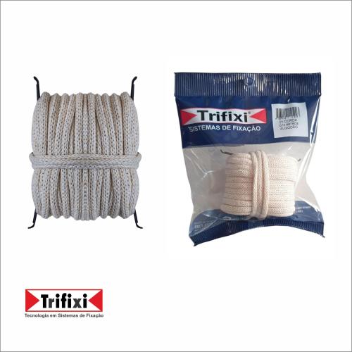 CORDA VARAL / PRUMO ALGODÃO - 04mmx15m - TRIFIXI