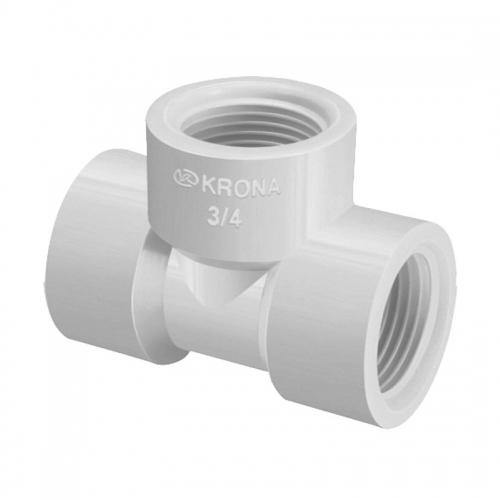 TE 90º PVC ROSCÁVEL" - KRONA