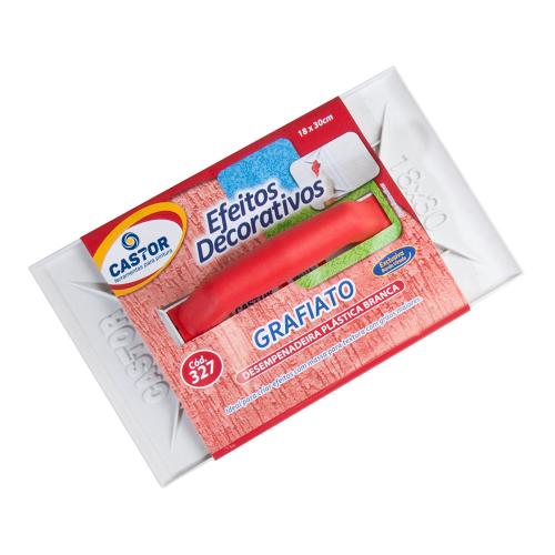 DESEMPENADEIRA P/ GRAFIATO 18x30cm - CASTOR