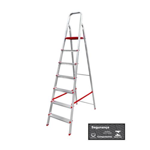 ESCADA ALUMINIO - 07 DEGRAUS - BOTAFOGO