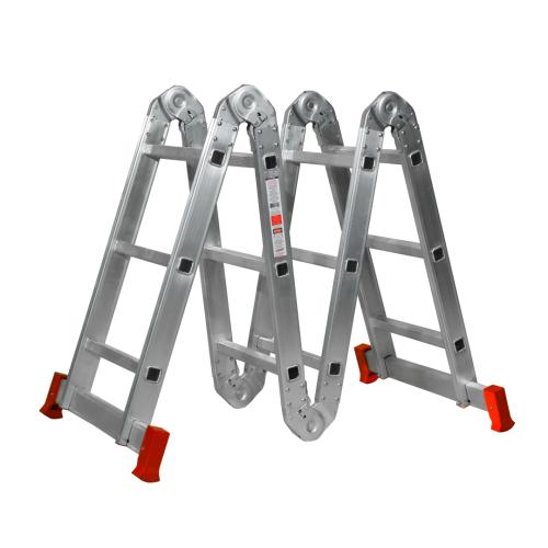 ESCADA ALUMINIO ARTICULADA - 3x4 DEGRAUS - BOTAFOGO