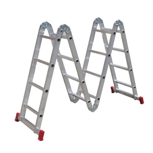 ESCADA ALUMINIO ARTICULADA - 4x4 DEGRAUS - BOTAFOGO