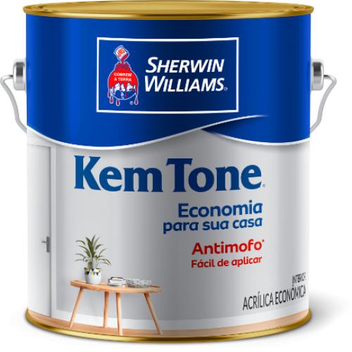 TINTA KEMTONE GALÃO 3,60 lts - BRANCO - SHERWIN-WILLIAMS