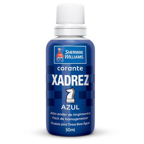 CORANTE LIQUIDO 50ml - XADREZ - AZUL -