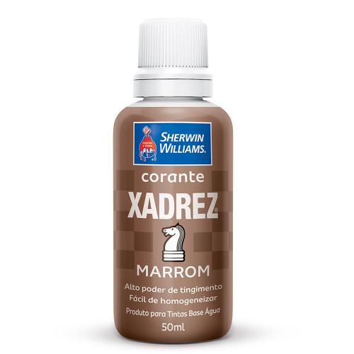 CORANTE LIQUIDO 50ml - XADREZ - MARROM -
