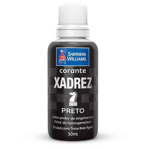 CORANTE LIQUIDO 50ml - XADREZ - PRETO -