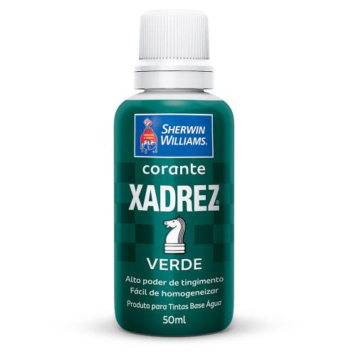 CORANTE LIQUIDO 50ml - XADREZ - VERDE -