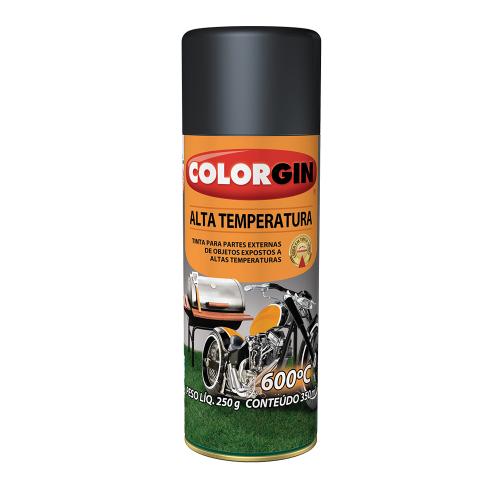 TINTA SPRAY ALTA TEMPERATURA 350ML - COLORGIN