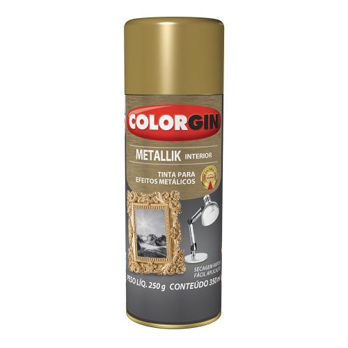 TINTA SPRAY METALLIK 350ML - BRONZE - COLORGIN