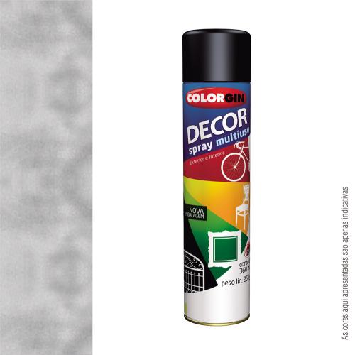 TINTA SPRAY DECOR 360ML - ALUMÍNIO - COLORGIN