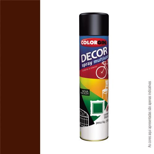 TINTA SPRAY DECOR 360ML - MARROM CAFE - COLORGIN