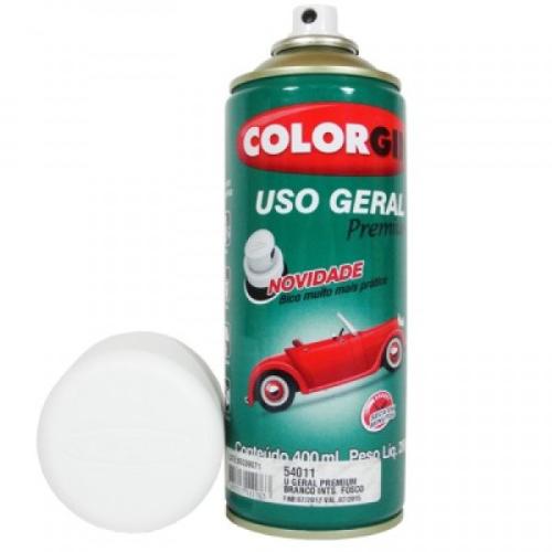 TINTA SPRAY( uso geral ) GELADEIRA 400ML - BRANCO - COLORGIN