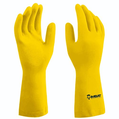 LUVA LATEX ANTIDERRAPANTE - AMARELA 09 G LV-LAF9 - IMBAT
