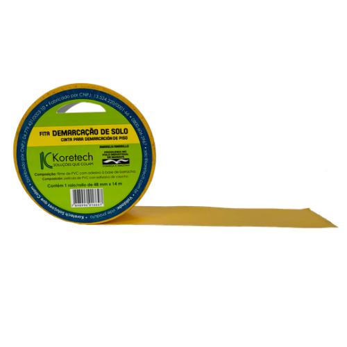 FITA DEMARCAÇÃO SOLO - AMARELA 48x14m - KORETECH