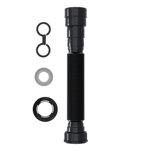 SIFÃO AJUSTÁVEL MULTIUSO - PRETO - BLUKIT