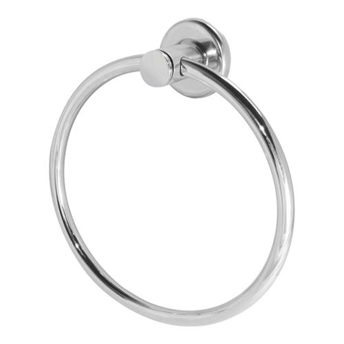PORTA TOALHA ARGOLA - CROMADA - REAL METAIS