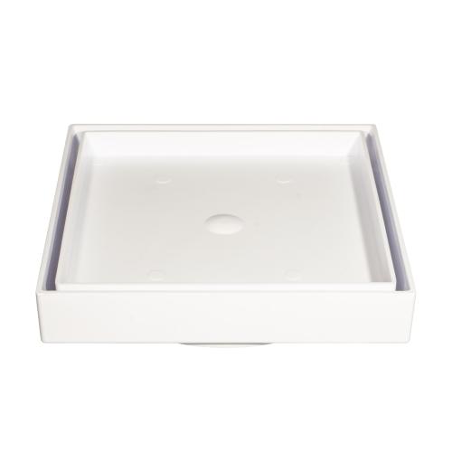 RALO INVISIVEL - 15 X 15cm pvc BRANCO - ESTRELA