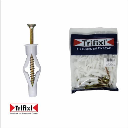 BUCHA COM PARAFUSO UNIVERSAL BUV - 08mm / 25pcs - TRIFIXI