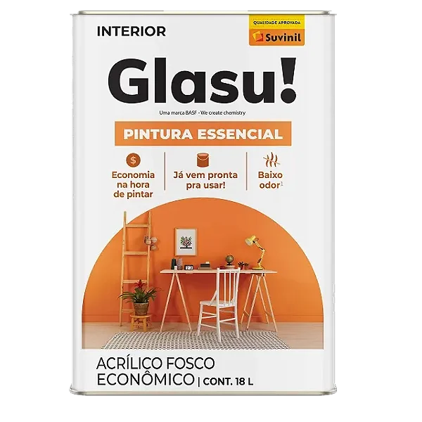 TINTA ACRILICA GLASU - ESSENCIAL BRANCO - GL /3.60ml SUVINIL