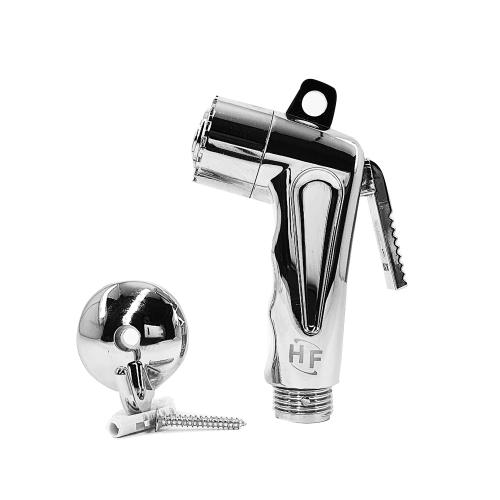 PISTOLA PARA DUCHA HIGIÊNICA COM SUPORTE - CROMADA - HF
