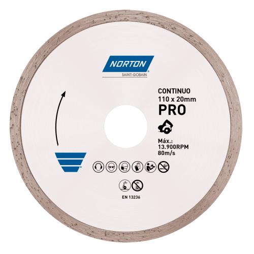 DISCO DIAMANTADO - REFRIG. CONTINUO ECO. - NORTON