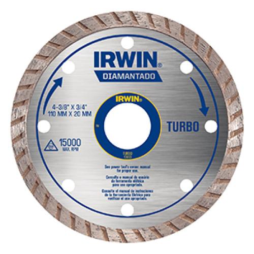 DISCO DIAMANTADO - TURBO SECO - 4 1/2 x 20mm - IRWIN