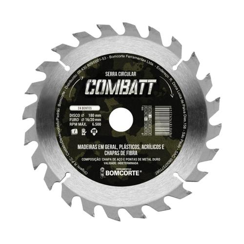 DISCO WIDIA COMBATT - 7.1/4" 184MM (24DENTES) - BOM CORTE