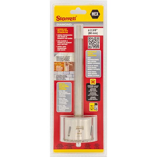 SERRA COPO DIAMANTADA HASTE 150mm - 60mm - STARRETT