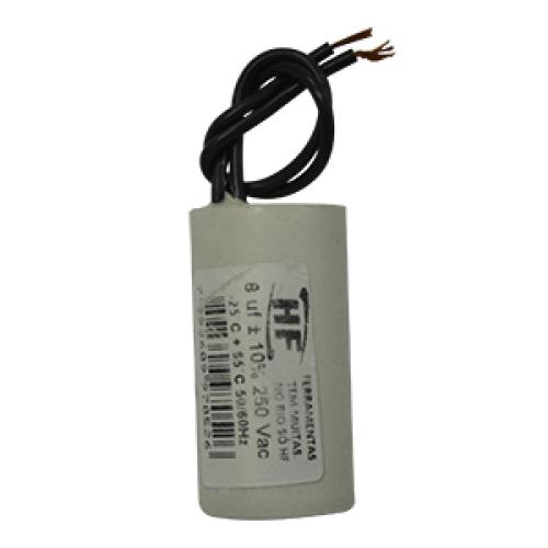 CAPACITOR - 08 MF 127/220V 2 FIOS - HF
