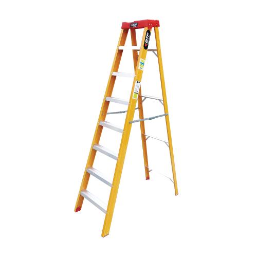 ESCADA FIBRA TESOURA PRATICA 7 DEGRAUS - BOTAFOGO