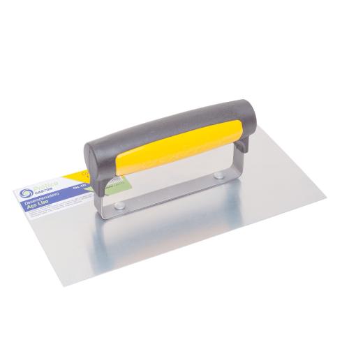 DESEMPENADEIRA AÇO CABO PLÁSTICO 10x24cm - LISA - CASTOR