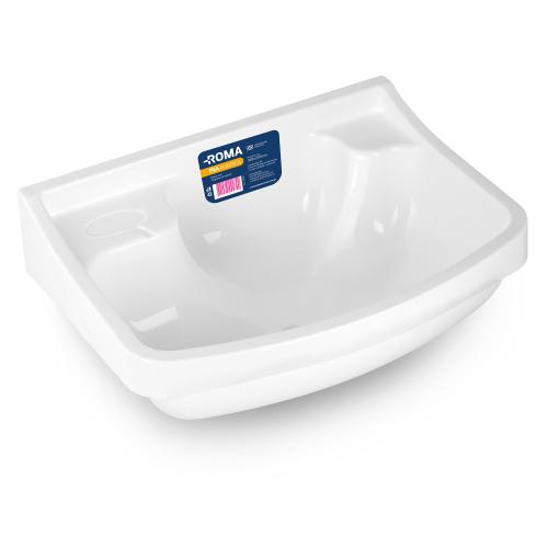 LAVATÓRIO PVC MÉDIO 5Lts - BRANCO 31 x 23,5cm 60561 - ROMA