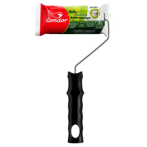 ROLO LÃ ANTI -RESPINGO - 09CM - C/ CABO - CONDOR