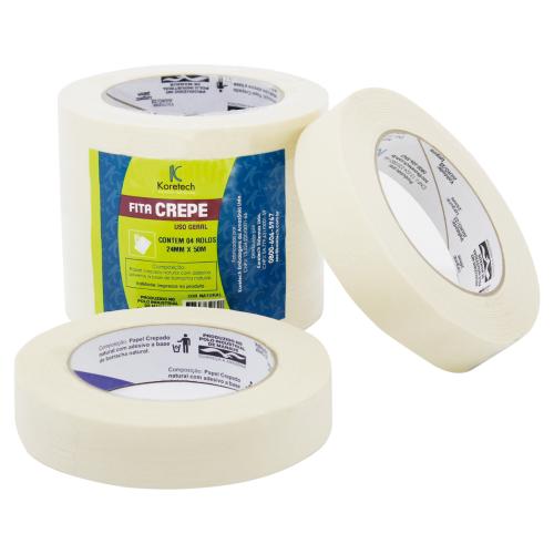 FITA CREPE - 24x50m Unidade - KORETECH